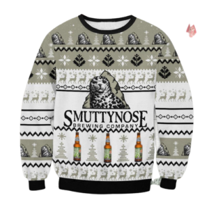 Smuttynose Beer Ugly Christmas Sweater