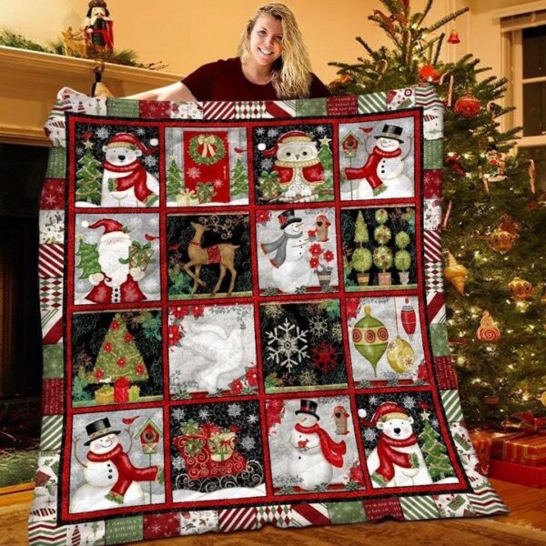 Snowman Blankets Owl And Deer Christmas Blanket