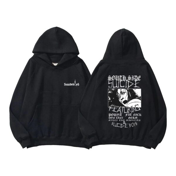 Suicideboys Hoodie Gothic Style High Quality Trendy Printed Sweatshirt Tee