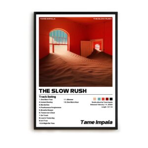 Tame Impala The Slow Rush Minimalist Album Cover Poster