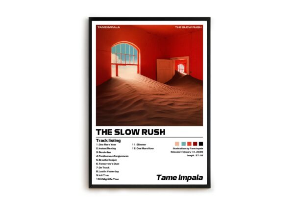 Tame Impala The Slow Rush Minimalist Album Cover Poster