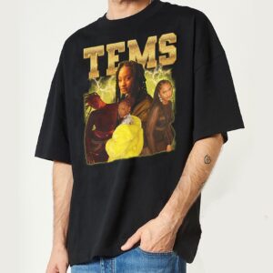 Tems Vintage Hip Hop 90s Graphic Tee