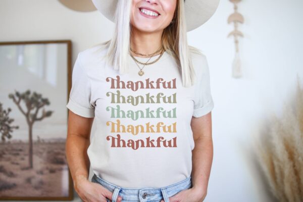 Thankful Mama Shirt Fall Color For Mom