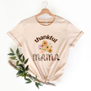 Thankful Mama Shirt Fall T For Mom