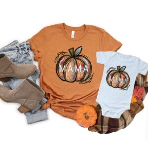 Thankful Mama Shirt Pumpkin Mommy And Me