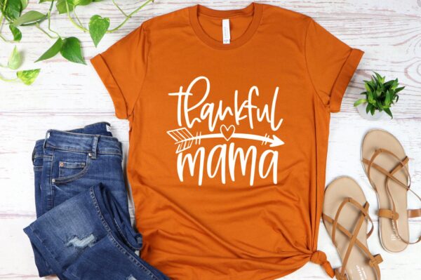 Thankful Mama Shirt Thanksgiving Gift For Mom