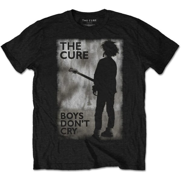 The Cure T-Shirt Boys Don’t Cry BW Robert Smith Rock Official Tee