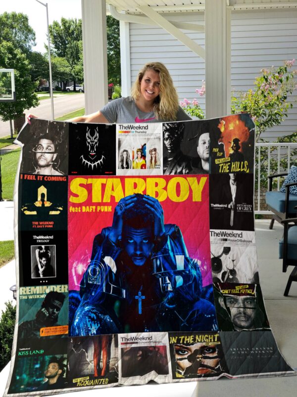 The Weeknd Albums Cover Fleece Blanket Gift For Fans