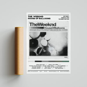 The Weeknd House of Balloons Album Poster