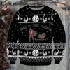 Mostly Peace Love Light A Little Go F Yourself Ugly Christmas Sweater