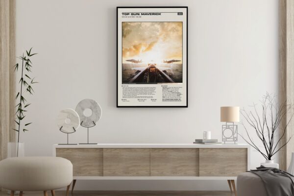 Top Gun Maverick Movie Poster Film Modern Print