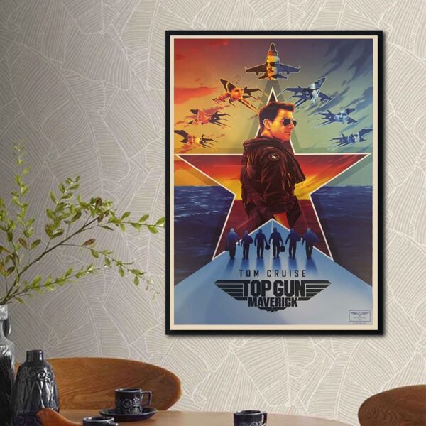 Top Gun Maverick Poster Movie Art Wall Print