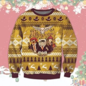 Ugly Anime Christmas Sweater Harry’s Time Love Movie