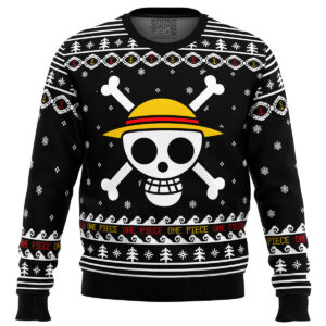 Ugly Anime Christmas Sweater One Piece Straw Hat Pirates