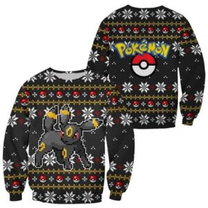 Ugly Anime Christmas Sweater Pikachuu Pokemonn