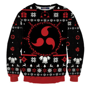 Ugly Anime Christmas Sweater Sharingan Naruto Gift For Fan