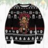 Ugly Horror Character Sweater Gift For Movie Halloween Lover