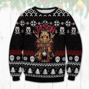 Ugly Horror Character Sweater Halloween Movie