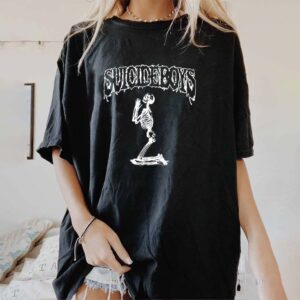 Vintage 90s Suicideboys Skeleton Graphic Shirt Hoodie Sweatshirt