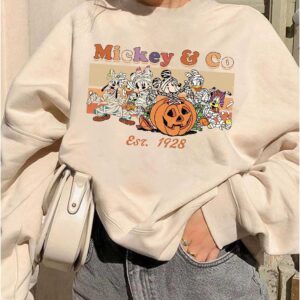 Vintage Disney Halloween Shirt Mickey and Co Mummy Halloween [year] Shirt