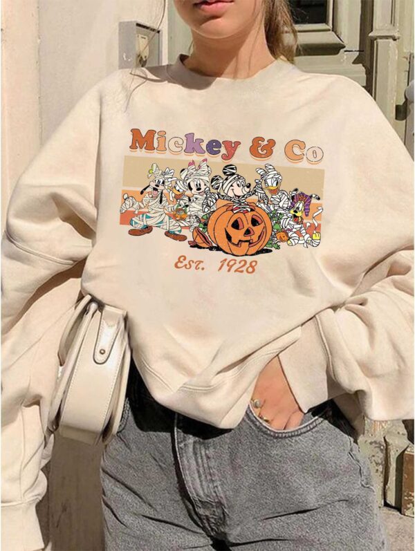 Vintage Disney Halloween Shirt Mickey And Co Mummy 2024