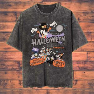 Vintage Disney Halloween Shirt Mickey Trick Or Treat Tee