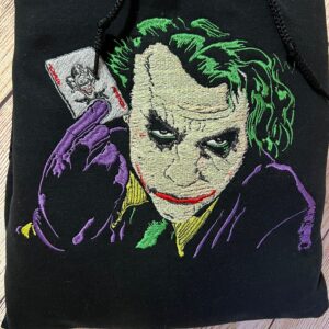 Vintage Embroidered Sweatshirt Hoodie Shirt Joker