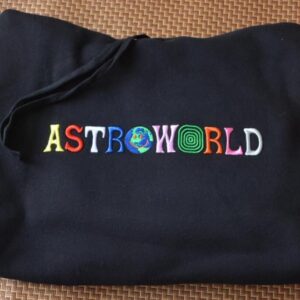 Vintage Embroidered Sweatshirt Hoodie Tee Astroworld Wish You Were Hoodie