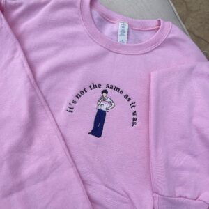 Vintage Embroidered Sweatshirt Inspired As It Was Harry Styles