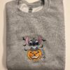 Vintage Embroidered Sweatshirt Inspired Ghostface Scream Halloween