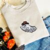 Vintage Embroidered Sweatshirt Mushroom Cats Gift For Cat Lover