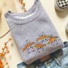 Vintage Embroidered Sweatshirt Cow Farmer Style Gift