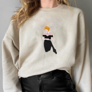 Vintage Embroidered Sweatshirt Princess Diana Revenge Dress