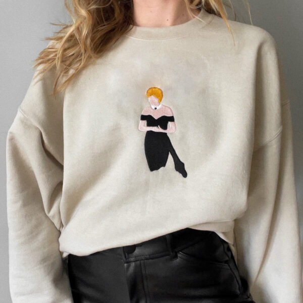 Vintage Embroidered Sweatshirt Princess Diana Revenge Dress