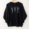 Vintage Embroidered Sweatshirt Let’s Get Halloweird Dancing Skeleton