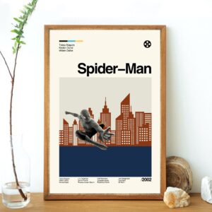 Vintage Spideman Inspired Poster