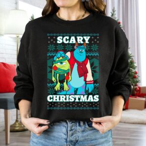 Vintage Ugly Sweater Disney Pixar Monsters Scary Christmas [year]