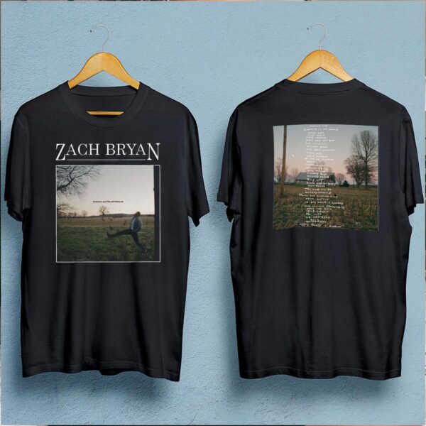 Zach Bryan Shirt American Heartbreak Country Music Tour 2022