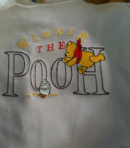 Winnie The Pooh Embroidered Sweatshirt photo review