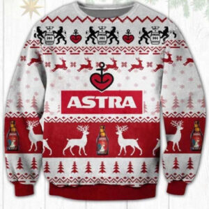 Astra Beer Ugly Christmas Sweater