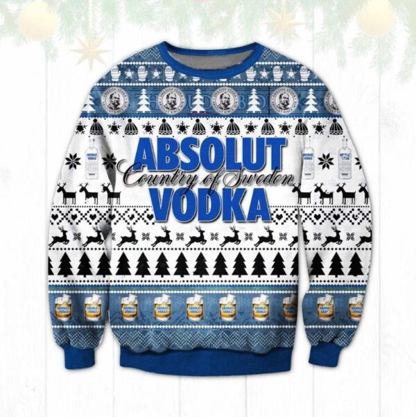 Absolut Vodka Ugly Christmas Sweater