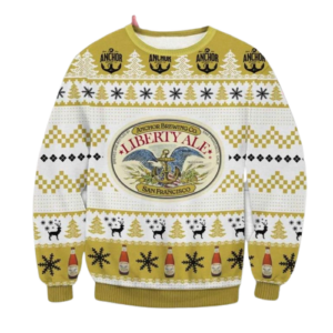 Anchor Brewing Liberty Ale Beer Ugly Christmas Sweater