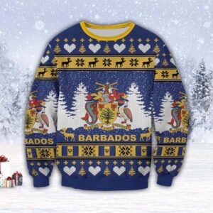 Barbados Island Ugly Christmas Sweater