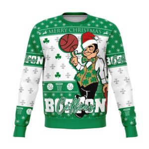 Baseball Christmas Sweater Boston Celtics Ugly