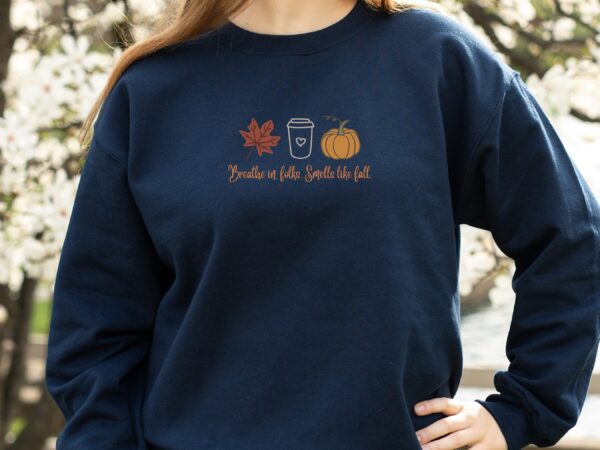 Breathe In Falls Smells Like Fall Autumn Stars Hollow Shirt