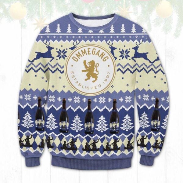 Brewery Ommegang Hennepin Ugly Christmas Sweater