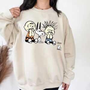 Charlie Brown Snoopy Scary Boo Halloween Sweatshirt