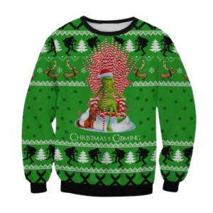 Christmas Coming Grinch Ugly Sweater