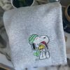 Snoopy Be Merry Embroidered Sweatshirt