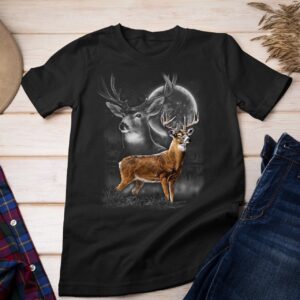 Deer Moonlight Wildlife Shirt